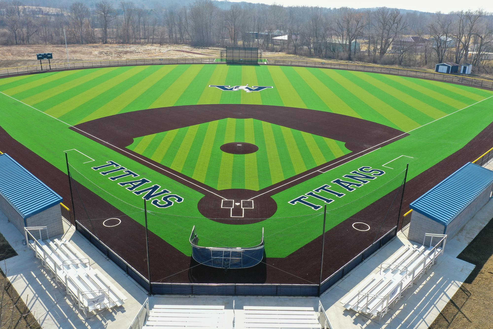 picture of a large baseball field